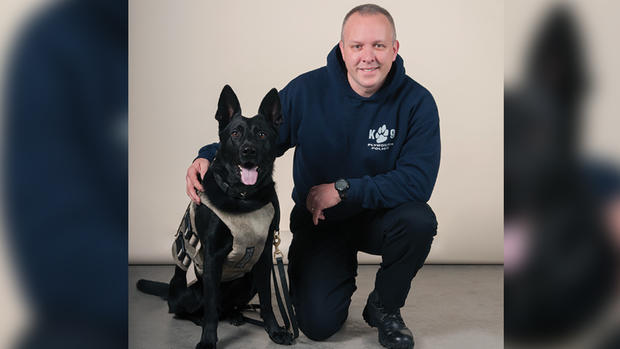 Plymouth Police K-9 Knight and Officer Steve Larson 