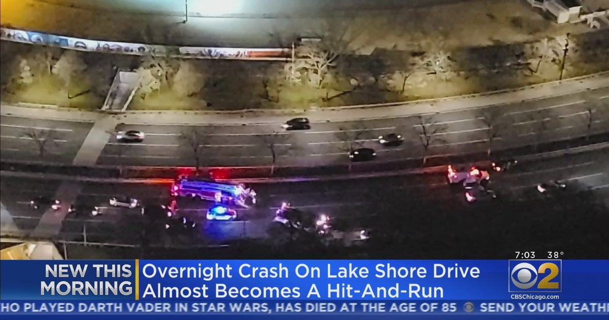 Lake Shore Drive Crash Almost Becomes Hit-And-Run; Police Catch Driver ...