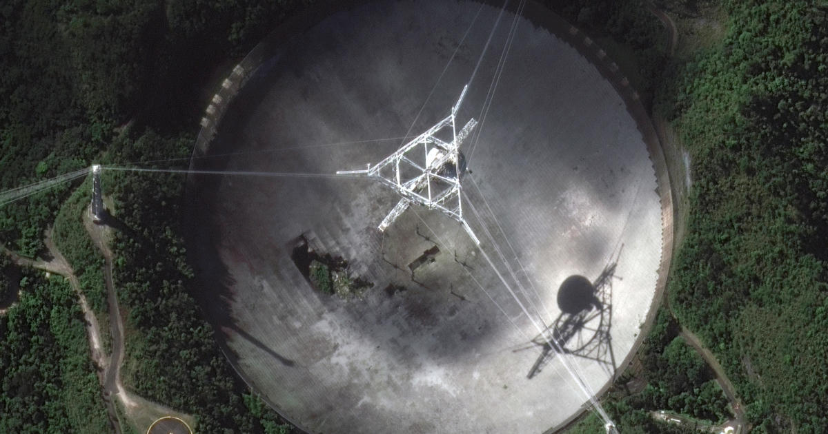 Iconic Arecibo Observatory radio telescope collapses after cable broke