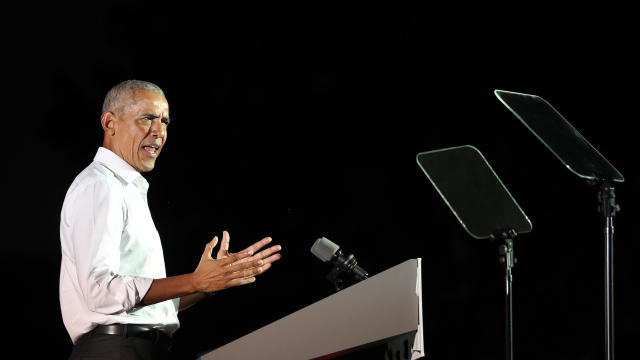 Former President Obama Holds Rally For Joe Biden On Eve Of Election In Miami 