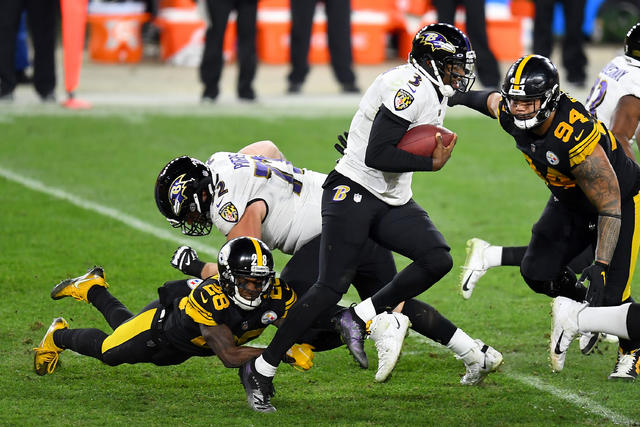 Ravens fall to undefeated Steelers, 19-14