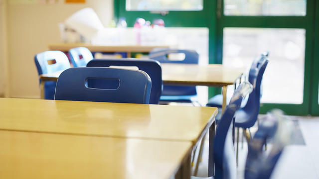 Empty classroom 