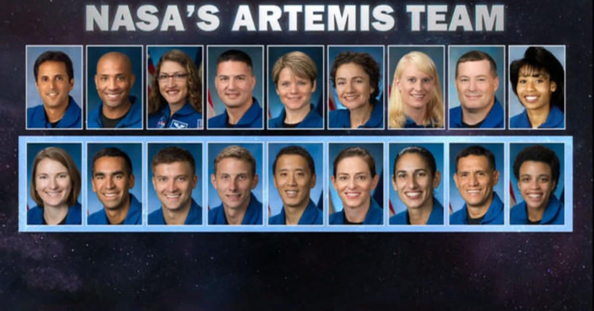 NASA announces "Artemis Team" of astronauts for future moon missions