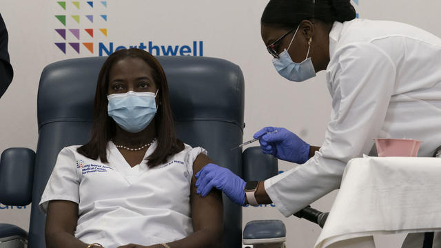 Northwell Health Workers Receive First Doses Of Pfizer Covid-19 Vaccine 