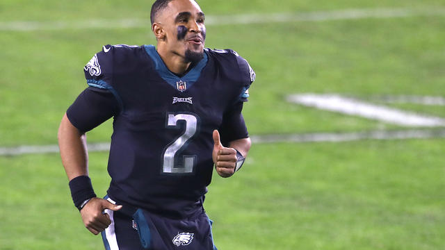 In first NFL start, Jalen Hurts helps Eagles beat Saints 24-21 - WHYY