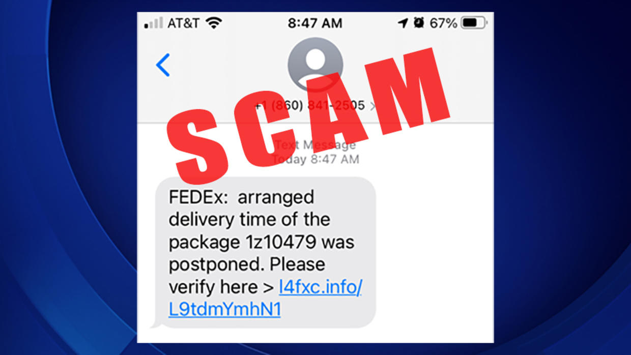 Ftc Text Messages With Links Claiming To Be From Ups Fedex Are Scams Cbs Los Angeles 0426