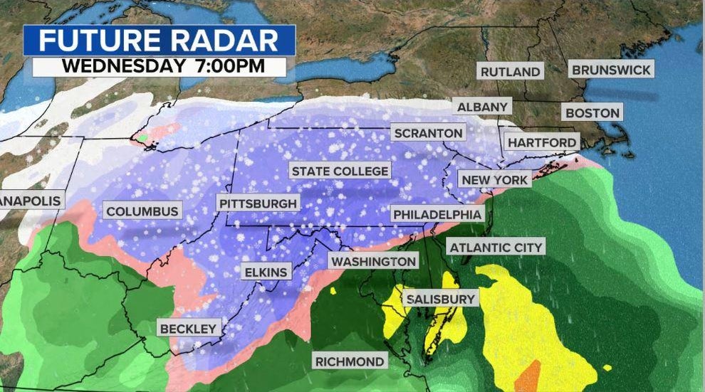 Major snow storm bears down on the Northeast, with blizzard conditions ...