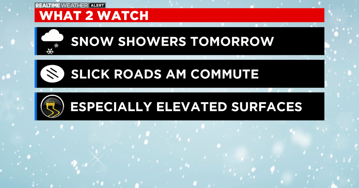 Chicago Weather: Snow Showers Wednesday - CBS Chicago