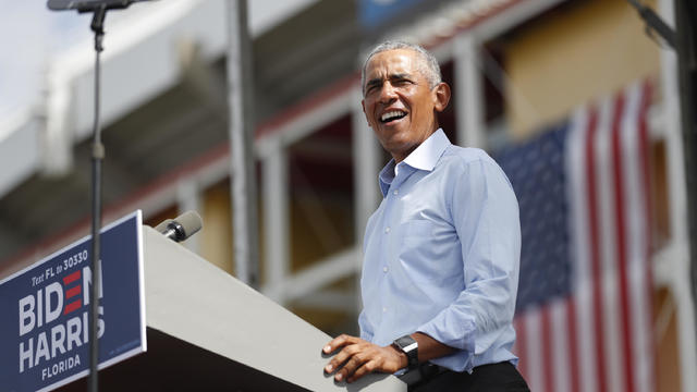 Barack Obama Campaigns For Joe Biden In Orlando, Florida 