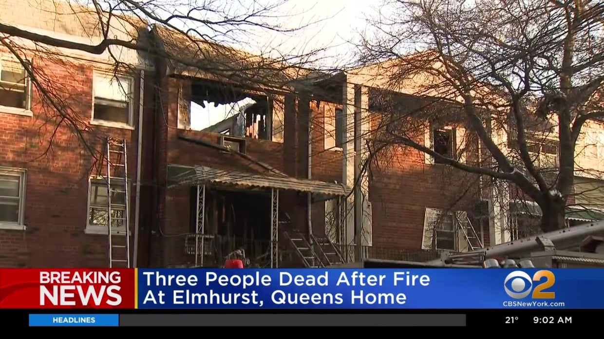 At Least 3 Killed In Queens Fire After Roof Collapsed, FDNY Says - CBS ...