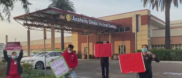 Nurses protest Anaheim 