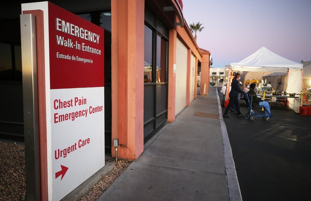 San Bernardino Area Hospital Erects Triage Tents Amid Overflow of COVID-19 Patients 