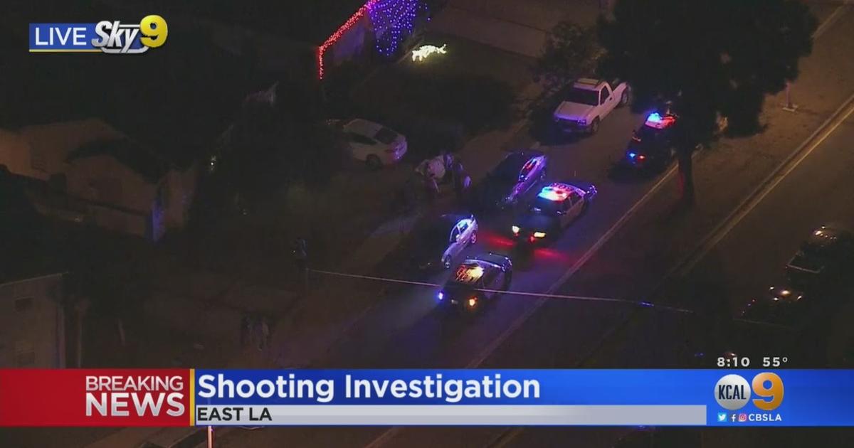 Deputies Investigating After 1 Person Fatally Shot In East LA - CBS Los ...