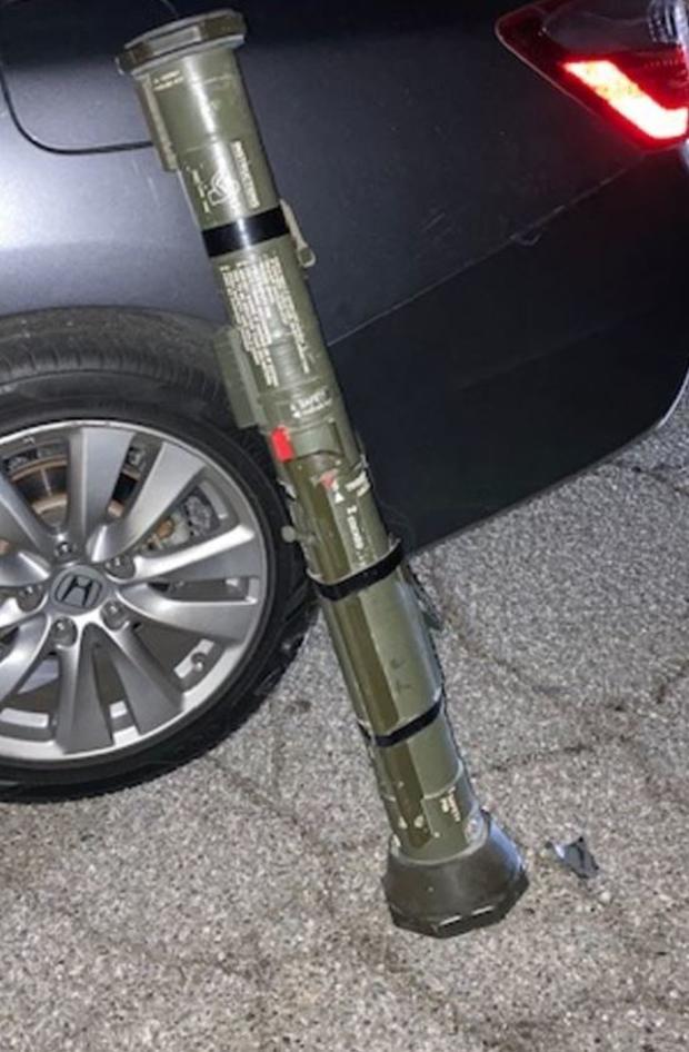 San Bernardino Deputies Find Grenade Launcher In Backseat Of Crashed Car 