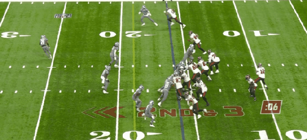 Tom Brady to Tanner Hudson 