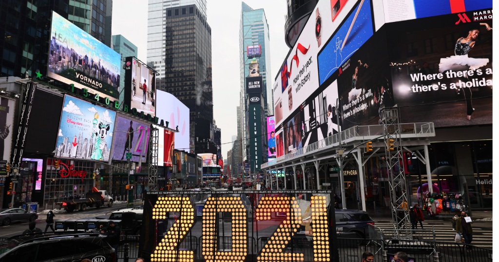 Times square new online years eve 2021
