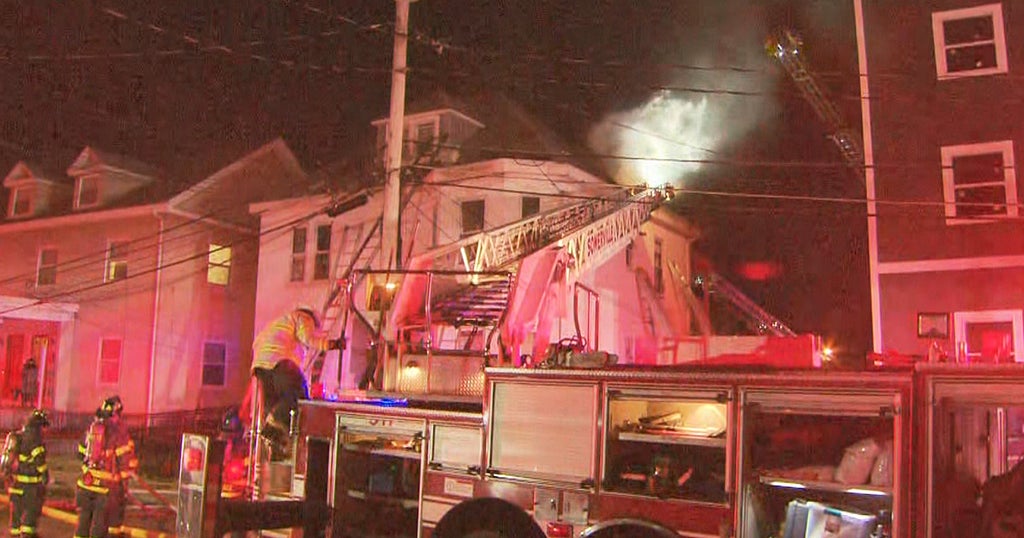 2 Firefighters Hurt Saving 2 Grandparents From Somerville House Fire CBS Boston