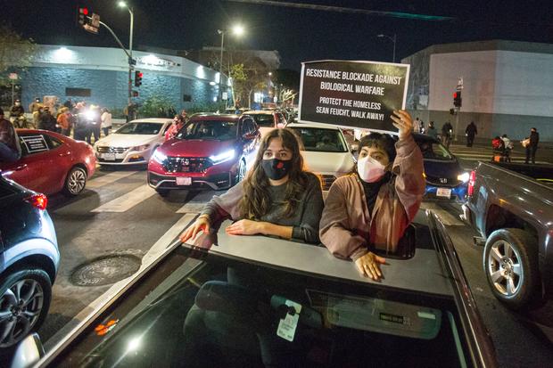 Protesters, Supporters Of Controversial Christian Leader Clash On Skid Row 