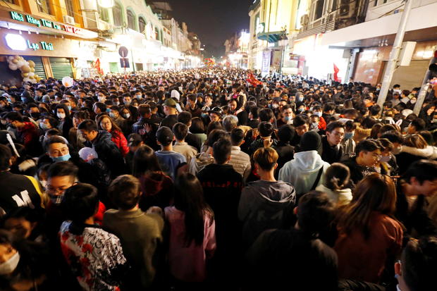 New Year's Eve celebrations amid COVID-19 pandemic, in Hanoi 