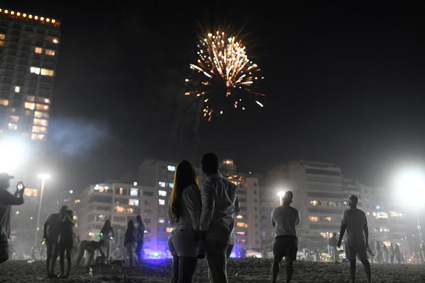 New Year's Eve, amid the coronavirus disease (COVID-19) outbreak, in Copacabana beach in Rio de Janeiro 
