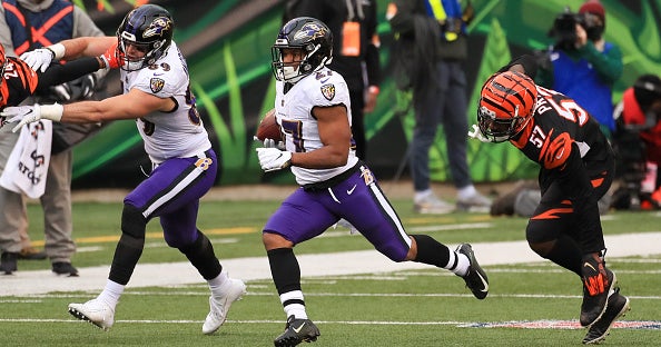 MiniFaceoff Before Playoffs Ravens' J.K. Dobbins, Titans' Derrick