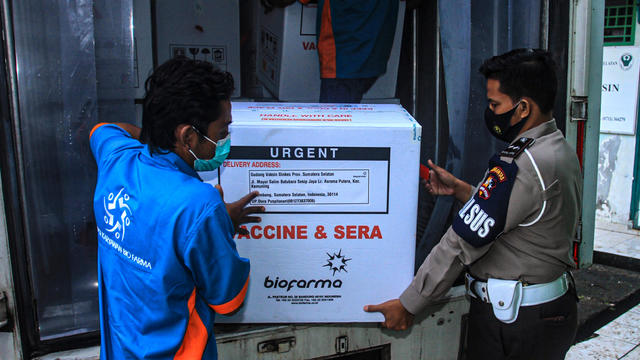 Distribution of Covid-19 vaccine in Indonesia 