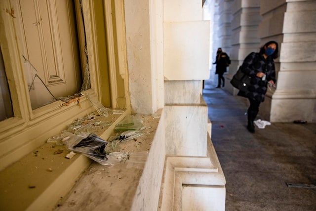 Washington DC Tense After U.S. Capitol Is Stormed By Protestors 
