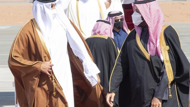 Emir of Qatar Sheikh Tamim bin Hamad al-Thani in Saudi Arabia 