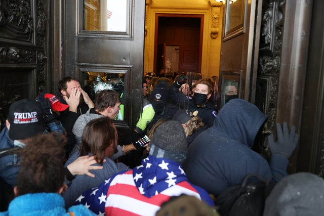 Trump Supporters Hold "Stop The Steal" Rally In DC Amid Ratification Of Presidential Election 