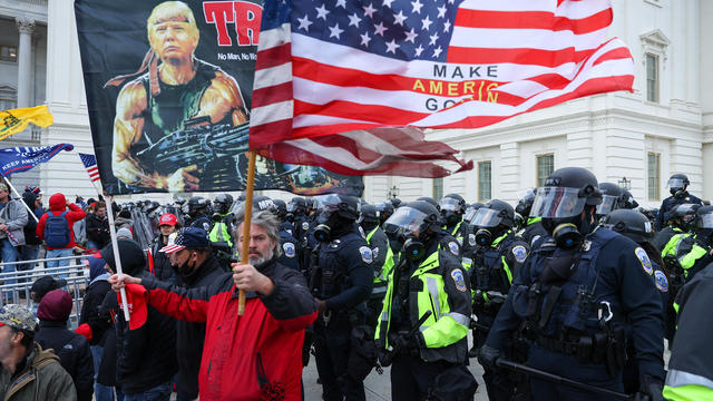 Trump supporters storm Capitol building in Washington 