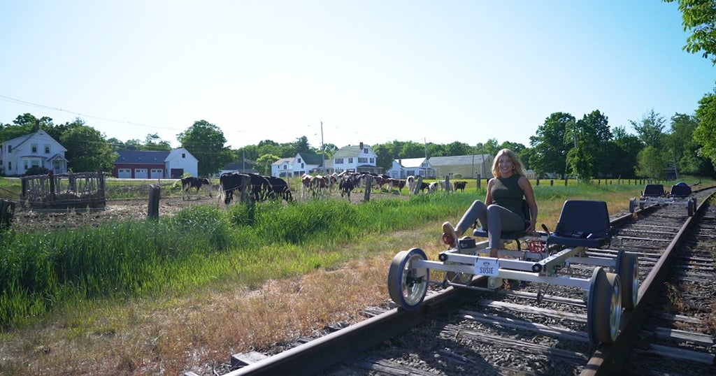 WATCH New England Living 'Green Living' Rail Biking, Urban Container