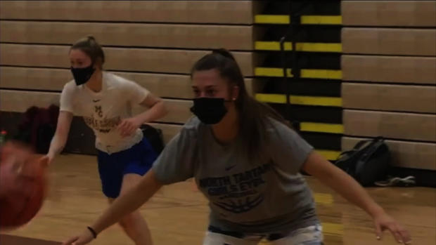 Student-Athletes Wearing Face Masks 