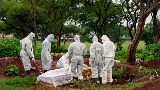 ZIMBABWE-HEALTH-VIRUS-FUNERAL 