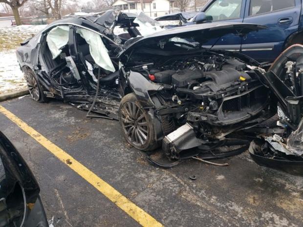 I-65 Stolen Maserati Crash: Car 