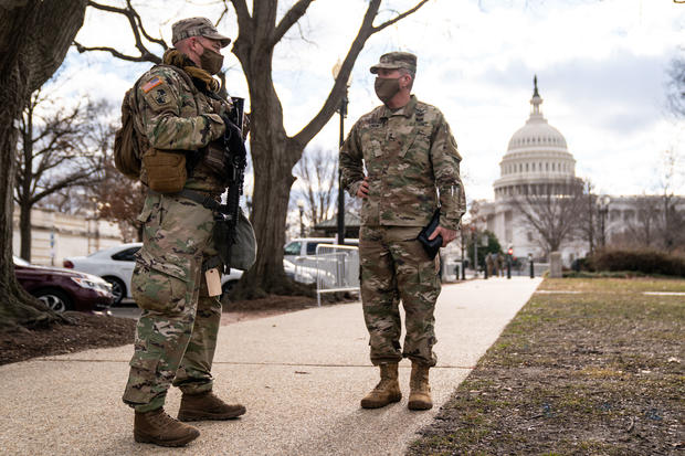 National Guard In Washington DC Ahead of Inauguration of Joe Biden 