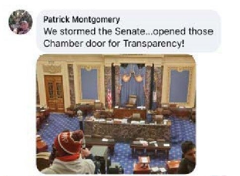 Patrick Montgomery post from FBI