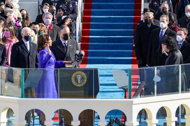 Kamala Harris is sworn is as U.S. Vice President 