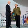 Biden meets Merkel 