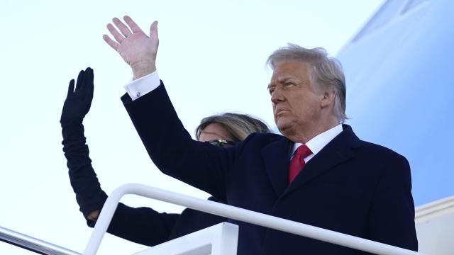 U.S. President Trump departs Washington on travel to Illinois and Wisconsin at Joint Base Andrews in Maryland 