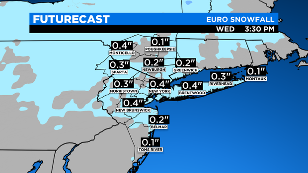 SkyCast FutureCast Snowfall EURO 