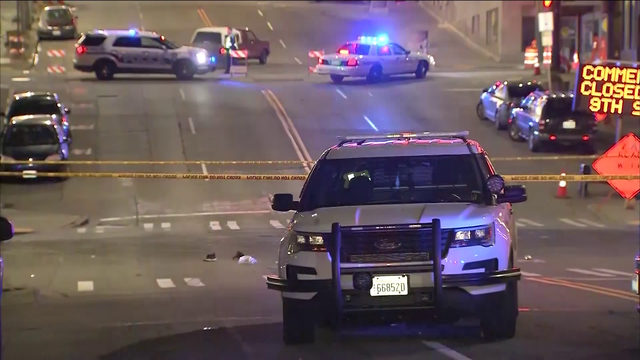 Police vehicle runs over a crowd in Tacoma, Washington 