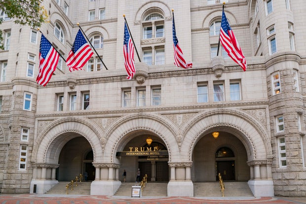 The Trump International Hotel at the Old Post Office in Washington, D.C., on Oct. 30, 2016. 