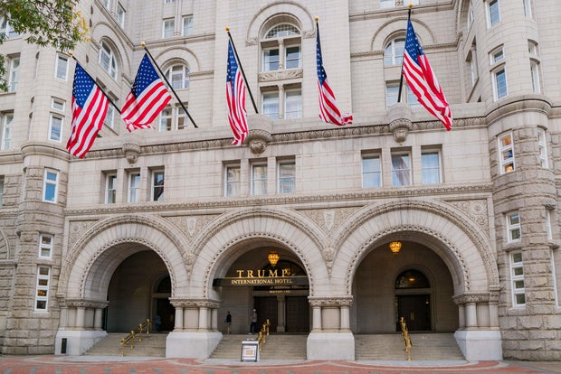 The Trump International Hotel at the Old Post Office in Washington, D.C., on Oct. 30, 2016.