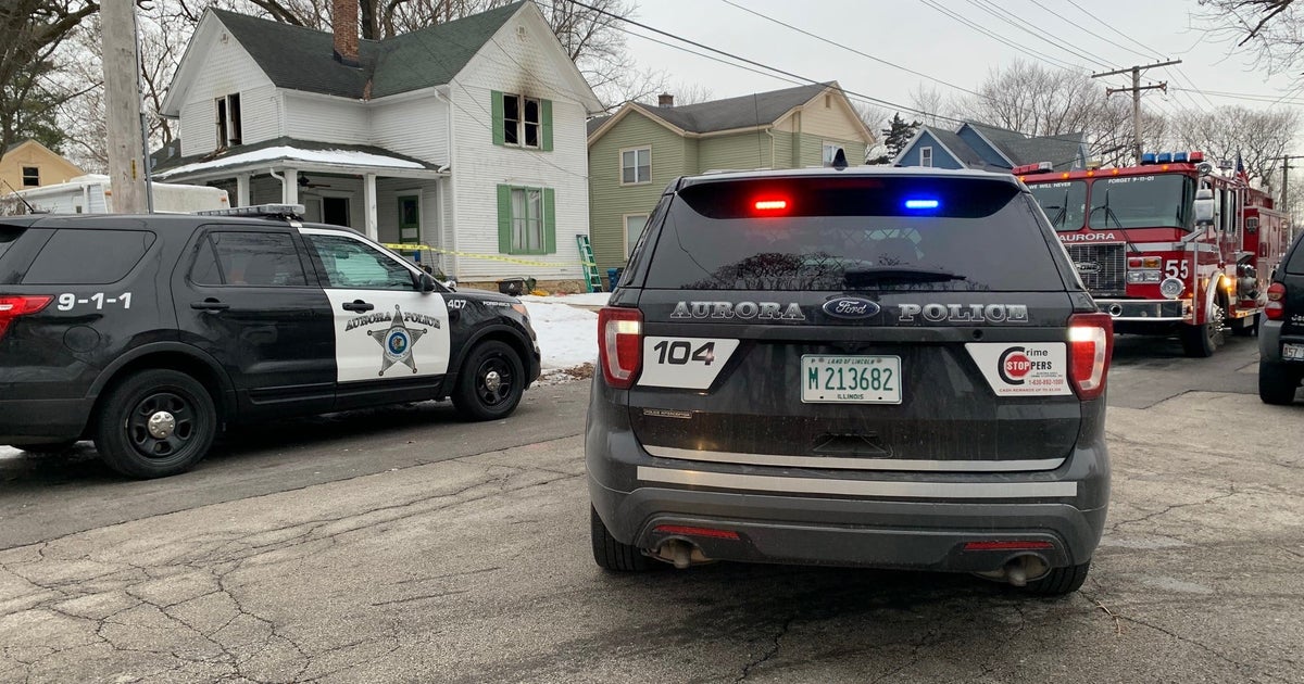 Woman Dead, Fire Captain Injured After House Fire In Aurora - CBS Chicago