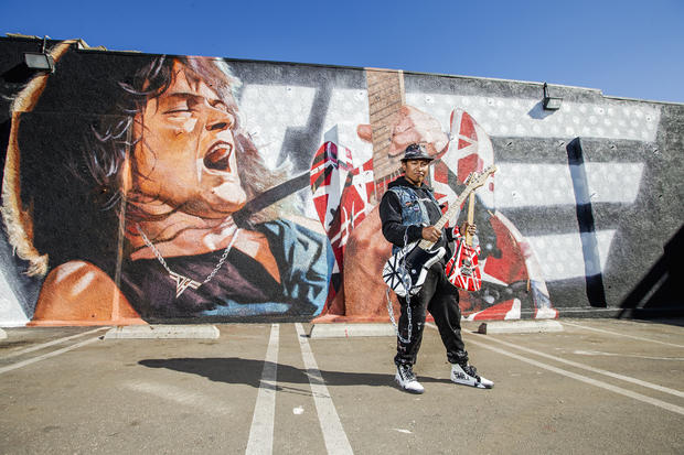 Eddie Van Halen mural 