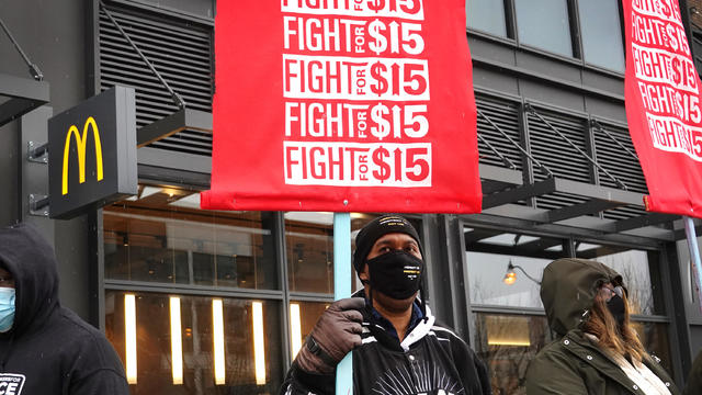 Fast Food Workers Demonstrate Nationwide For Better Pay 