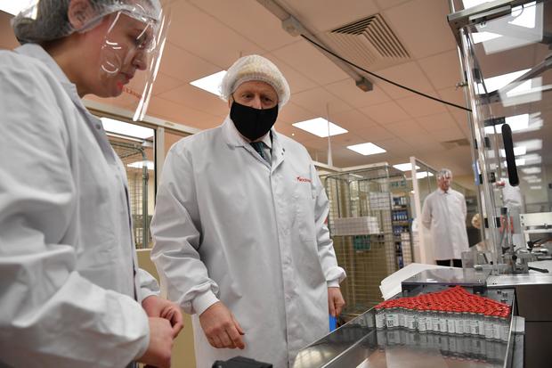 Boris Johnson Visits Laboratory In North Wales 