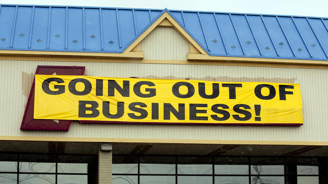 Going Out Of Business Sign 