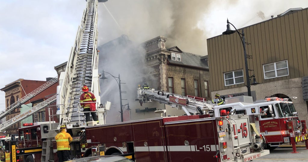 Flames, Smoke Pour Out Of Buildings In Butler; Crews Work To Contain