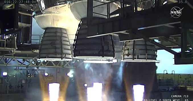 NASA and Boeing plan second moon rocket test firing to collect critical ...